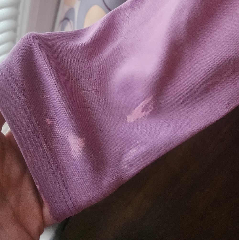 L.L. Bean Purple Cotton Turtleneck Size Medium - Picture 4 of 5